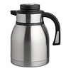 HorecaTraders vacuum jug 1.5L | stainless steel | black