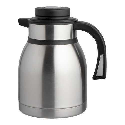  HorecaTraders pichet isotherme 1,5L | acier inoxydable | noir 