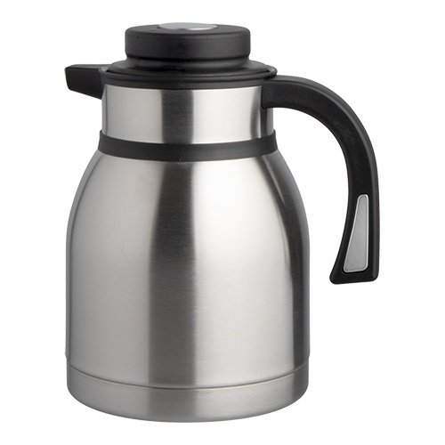  HorecaTraders vacuum jug 1.5L | stainless steel | black 