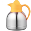HorecaTraders vacuum jug| 1 liter | Yellow | stainless steel