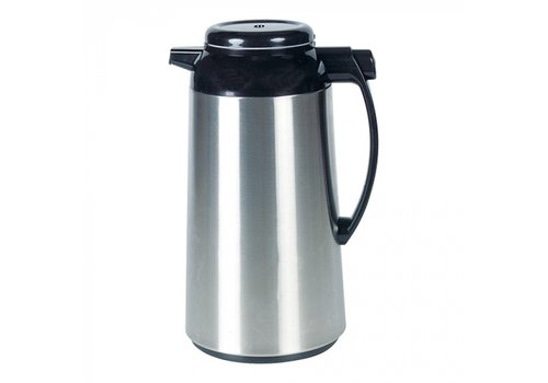  HorecaTraders Vacuum jug | 1L | stainless steel | Black | 27cm (h) 
