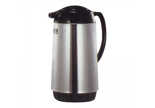  HorecaTraders Isolierkanne | 1,3 l | Edelstahl | 30 cm (h) 