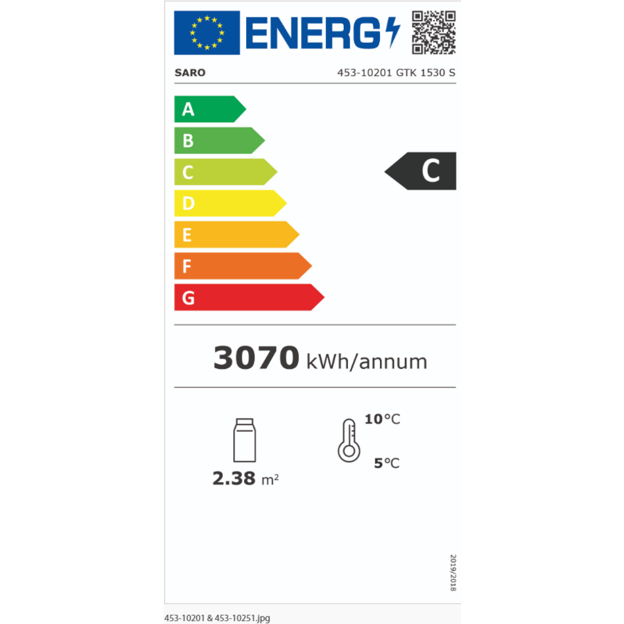 Norme de boulangerie réfrigérée ProfiLine | acier inoxydable | 70 x 83 x 212 cm