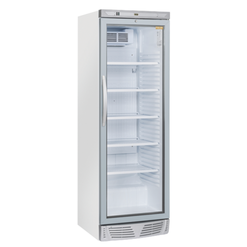  HorecaTraders Koelkast met glasdeur | 350L | 595(b) x 635(d) x 1.830(h) mm 