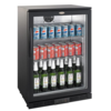 Bar cooler| aluminum | Black | 1 Door | 520x600x850mm