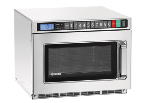  HorecaTraders Micro-ondes | acier inoxydable | 420 x 540 x 338 mm 
