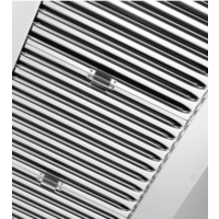 Hotte aspirante murale | Acier | 42 kg | 1600 x 900 x 450 mm