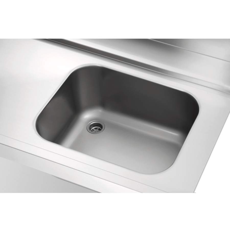 Futtertisch | Edelstahl | Waschbecken | 1200x720x850 mm