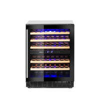 Refroidisseur à vin | 2 zones | 46 bouteilles | 595(l) x 588(p) x 820(h)