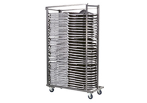  HorecaTraders Klapstoel wagen | 30 stoelen | Super De Luxe 