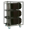 HorecaTraders Folding chair trolley | 30 chairs | Super De Luxe