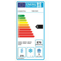 Établi réfrigéré en acier inoxydable | 1 porte | 6 tiroirs | 1865x700x850mm