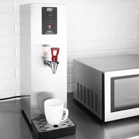 HorecaTraders Heißwasserspender | 8 Liter | Festwasseranschluss | 2500 W | 23L/h | 54 x 18,5 x 34 cm