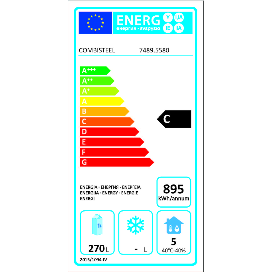 Établi réfrigéré en acier inoxydable | 9 Chargement | Refroidissement forcé