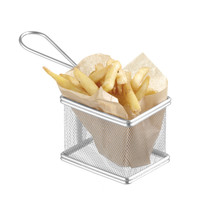 Frying baskets | thumbnails | stackable | stainless steel