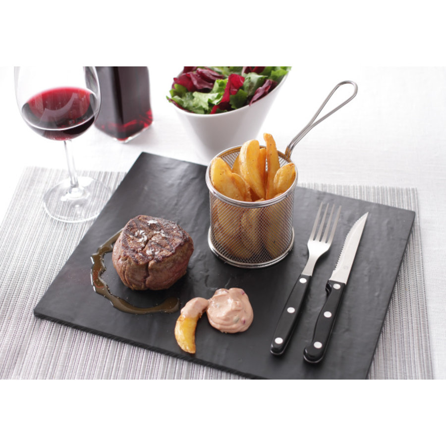 Paniers à friture | miniatures | empilable | Acier inoxydable