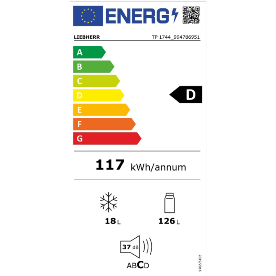 Zwarte wijnkoelkast 168 stuks | Glazen deur | 1 temperatuurzone | TFW375F