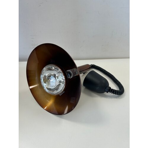  HorecaTraders Lampe chauffante rétro | Aluminium | Bronze | 3 KG | SORTIE 285 x 285 x 360 mm 
