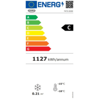 Vrieskast | Tafelmodel | Glazen deur | 73L