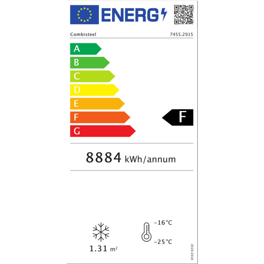 vrieskast 2 glazendeuren svo-1000F