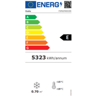 Congélateur avec porte vitrée | 378 litres