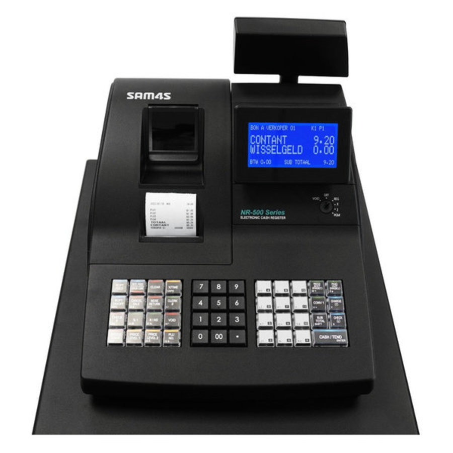 Caisse enregistreuse | 12 touches prédéfinies | Tiroir-caisse | 400x450x266(h)mm