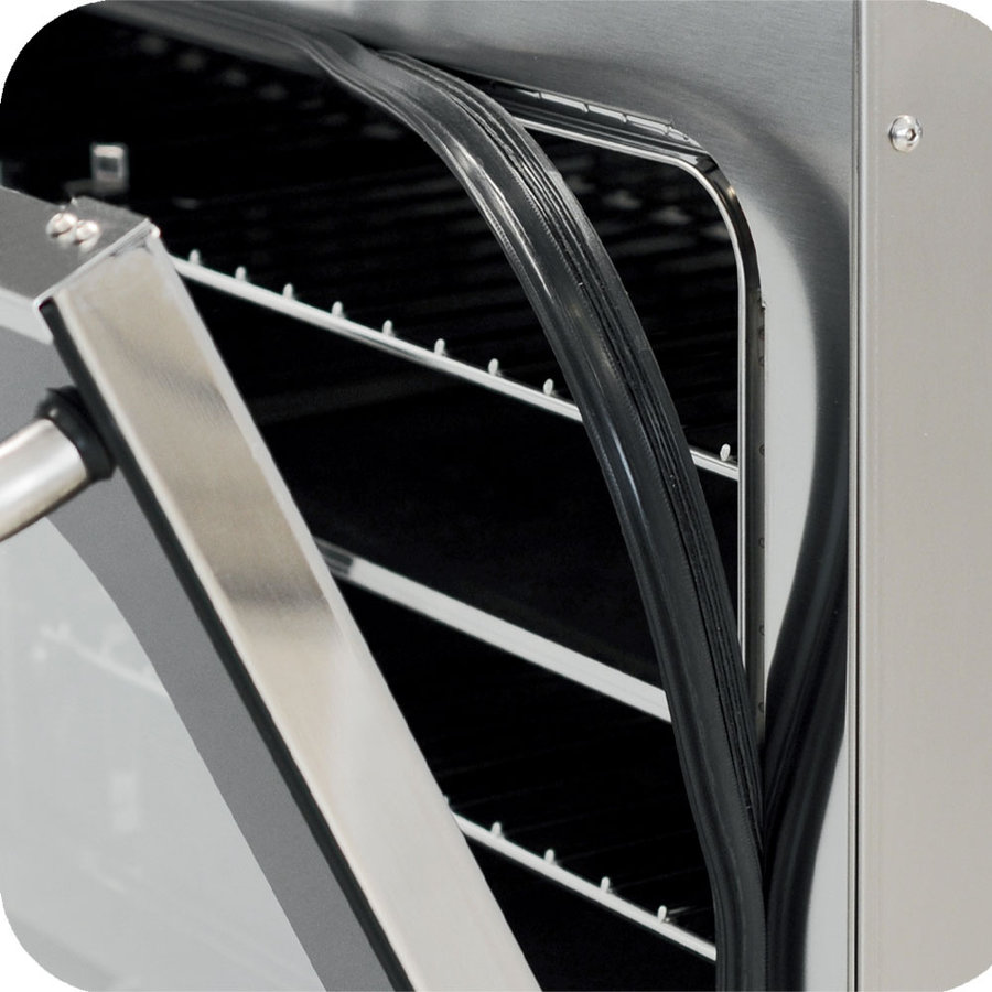 Four à convection | Électrique | acier inoxydable | 3,2 kW | 41 KG | 585 x 605 x 570 mm