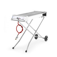 Boucherie BBQ | Xénon Pro | acier inoxydable | Pliable | 860 x 260 mm