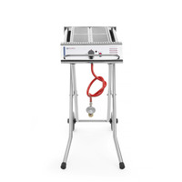 Boucherie BBQ | Xénon Pro | acier inoxydable | Pliable | 860 x 260 mm