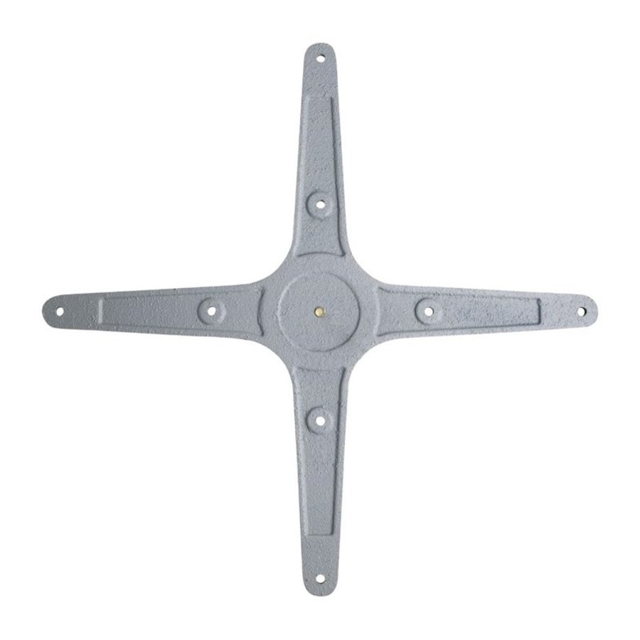 Pied de table | acier inoxydable | rond | 17,75 kg | Ø40 x 68 cm
