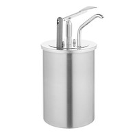Sauce pump with stainless steel container 3 L