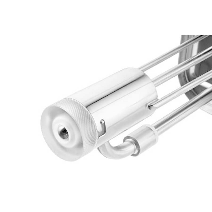Pompe à sauce avec récipient en acier inoxydable 3 L
