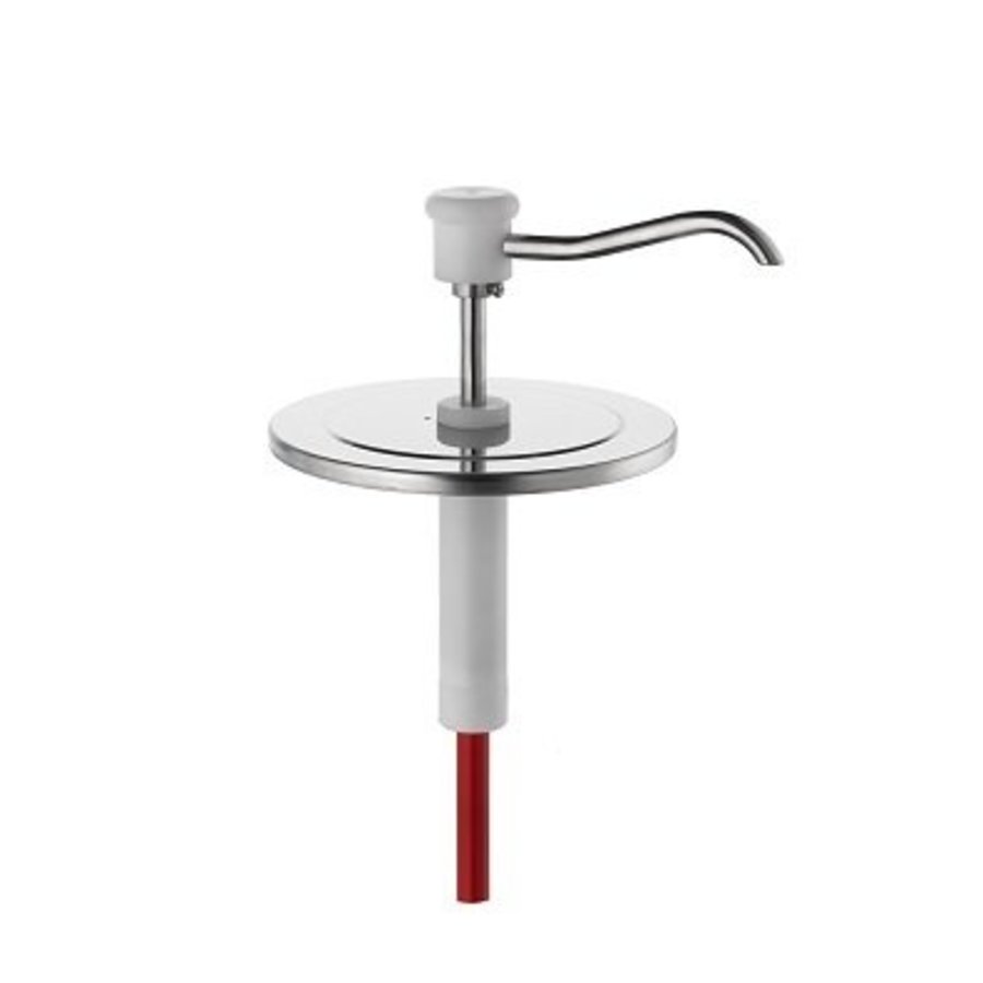 Sauce pump with stainless steel container | BCMK Push Button Dispenser | 3L |