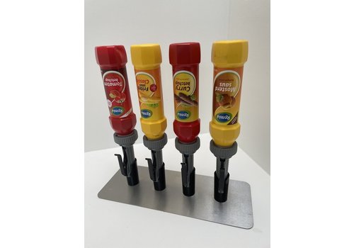  HorecaTraders 4 Remia Saucenspender | 800 ML | 