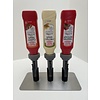 HorecaTraders 3 Gouda's Sauce Dispensers | 850ML |