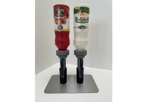  HorecaTraders 2 Oliehoorn sauce dispensers | 900ML | 