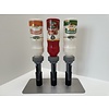 HorecaTraders 3 distributeurs de sauce en corne d'huile | 900 ML |