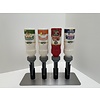 HorecaTraders 4 Oliehoorn sauce dispensers | 900ML |