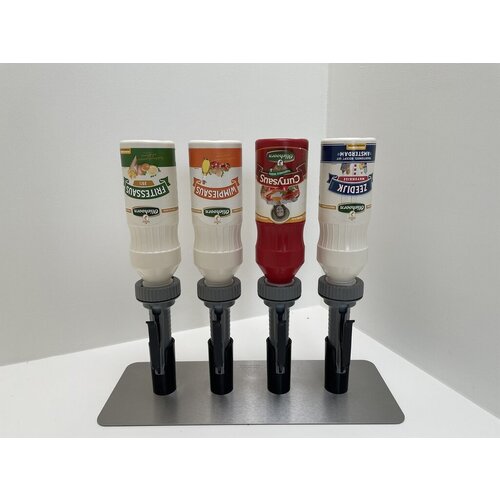  HorecaTraders 4 Oliehoorn sauce dispensers | 900ML | 