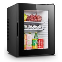 Minibar Black with glass door 40 liters 545x443x405 mm