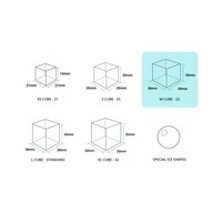 Hoshizaki ice cube machine IM-130ANE-HC-23 - 125 kg/24h