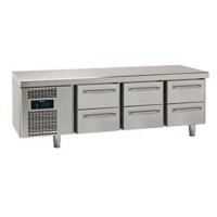 Snack Counter |3 x 2 Trays | stainless steel | 1850x700x680mm