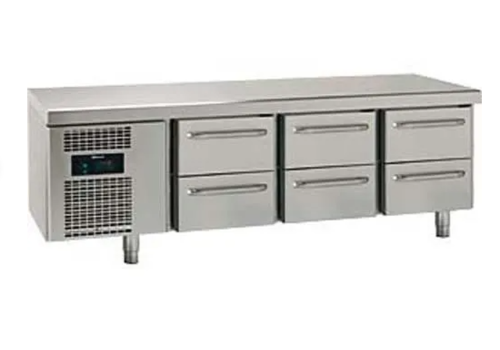 HorecaTraders Snack Counter |3 x 2 Trays | stainless steel | 1850x700x680mm 