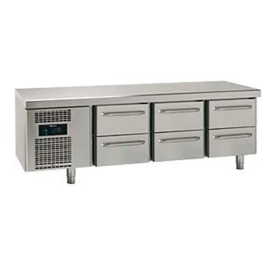 Snack Counter |3 x 2 drawers | Stainless steel | 1850 x 700 x 680 mm