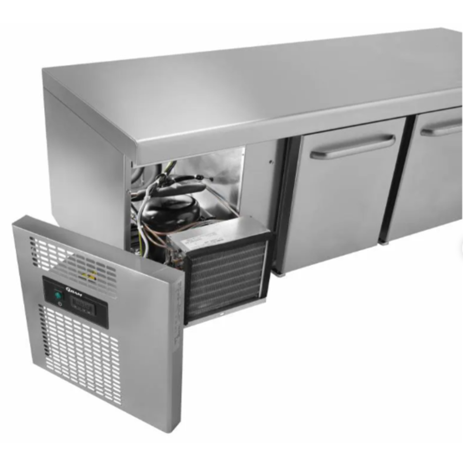 Snack Counter |3 x 2 drawers | Stainless steel | 1850 x 700 x 680 mm