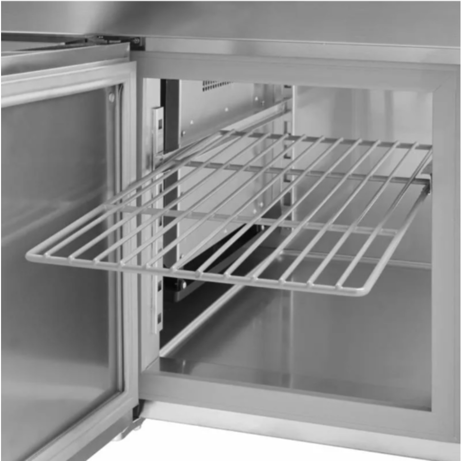 Snacktheke | 3 x 2 Schubladen | Edelstahl | 1850 x 700 x 680 mm