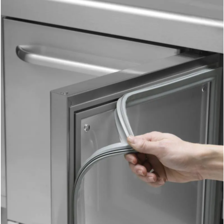 Snack Counter |3 x 2 drawers | Stainless steel | 1850 x 700 x 680 mm