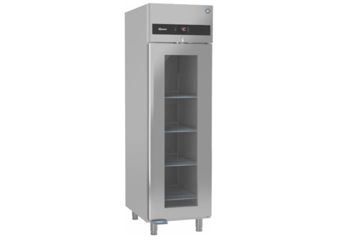  Gram réfrigérateur | acier inoxydable | porte simple | porte vitrée 