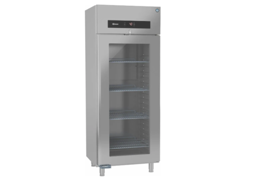  Gram réfrigérateur | acier inoxydable | porte vitrée | porte simple 