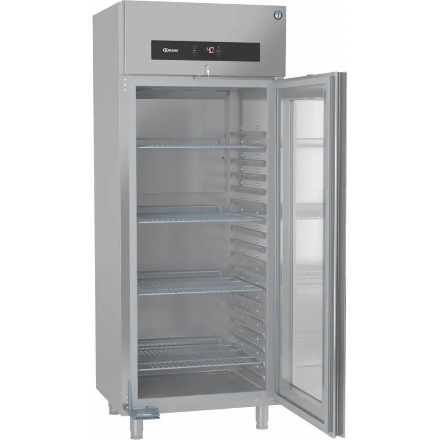 réfrigérateur | acier inoxydable | porte simple | 810 (L) x 800 (P) x 2130 mm (H)